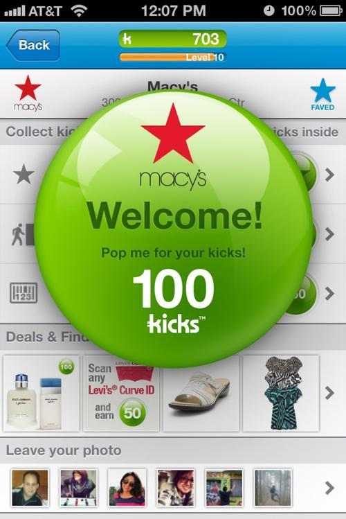 Shopkick App Logo - Macy's rolls out Shopkick reward app nationwide - Cincinnati ...