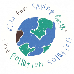 Old Blue and Green Eco-Activities Logo - Quick and Easy Eco-Activities - Kids for Saving Earth