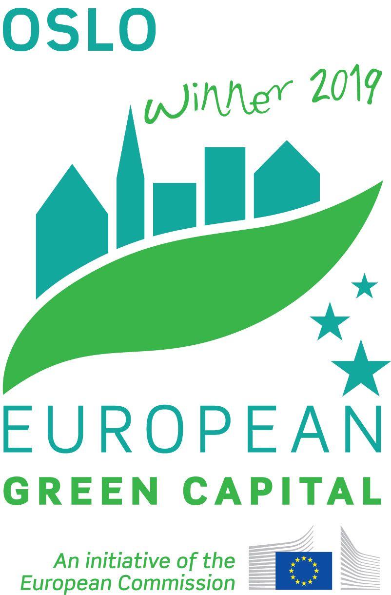 Old Blue and Green Eco-Activities Logo - Green Oslo | Inspiration for an eco-friendly stay