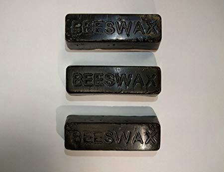 3 Black Blocks Logo - LiveMoor 3 Black Beeswax blocks% pure and natural beeswax