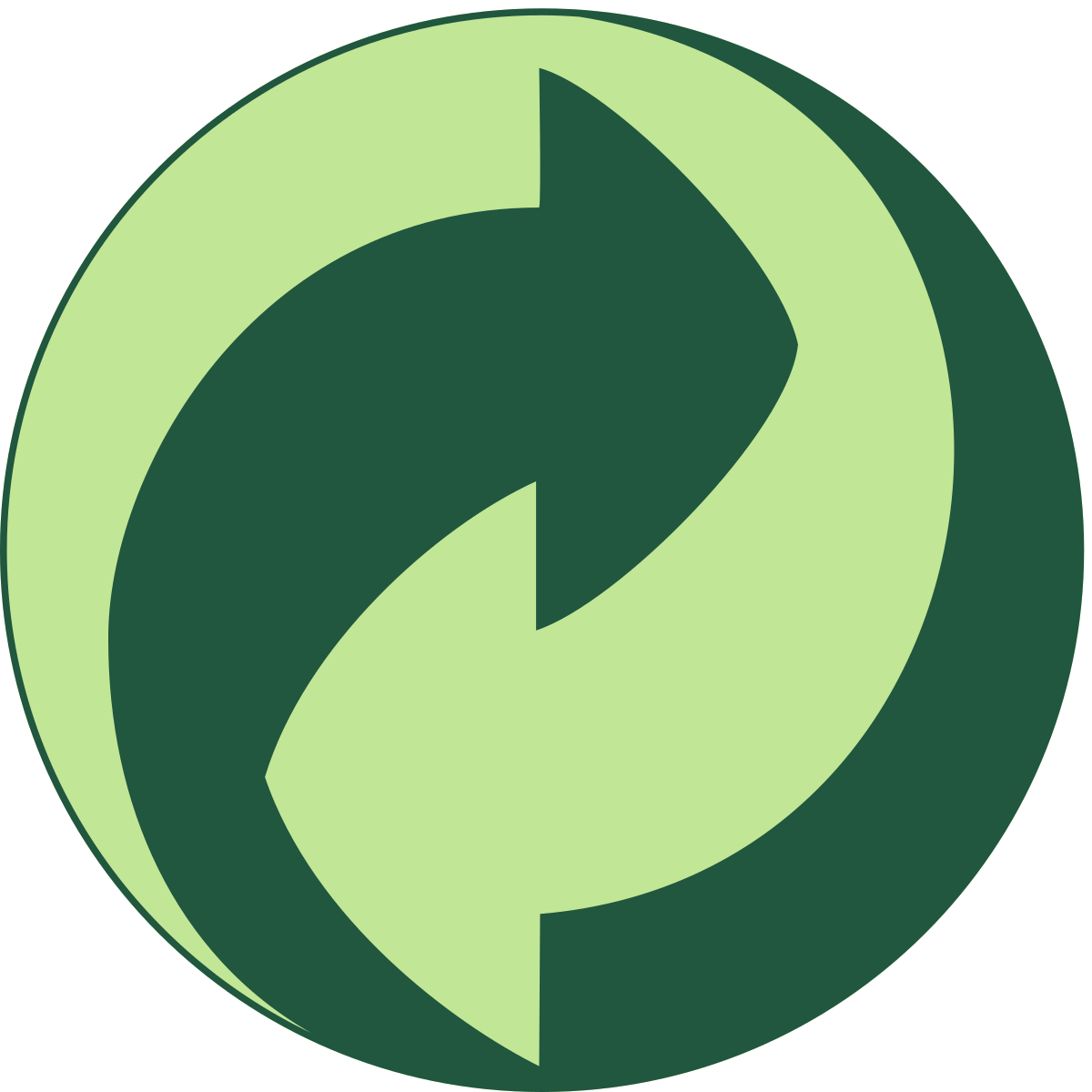 Recylcle Logo - Green Dot (symbol)