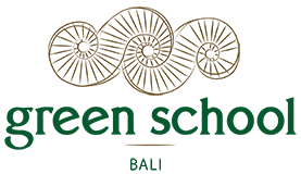 Old Blue and Green Eco-Activities Logo - Green School Bali