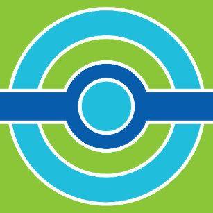 Blue Green Circular Logo - Green Circle Accessories | Zazzle.co.uk