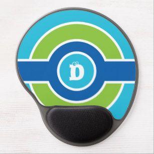 Blue Green Circular Logo - Abstract Green Circle Mouse Mats & Mouse Pads | Zazzle UK