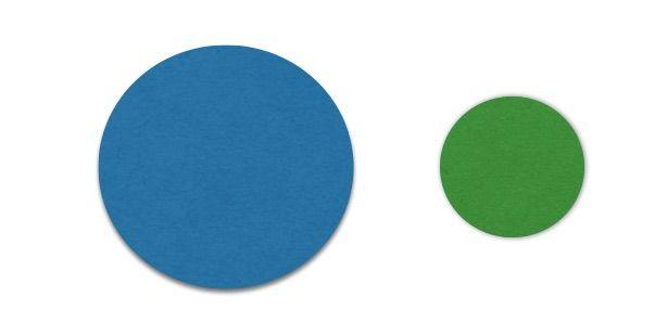 Blue Green Circular Logo - How to Create Visual Relationships With Contrast & Similarity