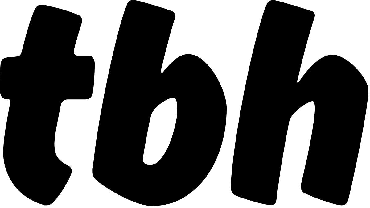 Tbh Logo - tbh (app)