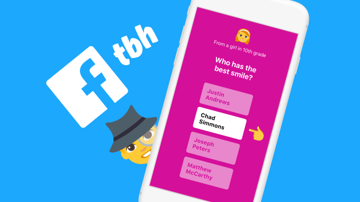 TBH App Logo - Facebook acquires anonymous teen compliment app tbh, will let it run