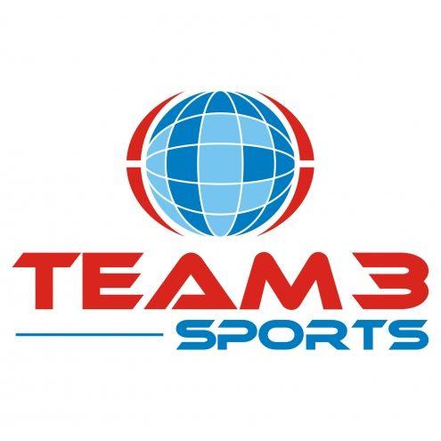 Blue Sports Logo - Logo Design. 'Team 3 Sports' design project. DesignContest ®