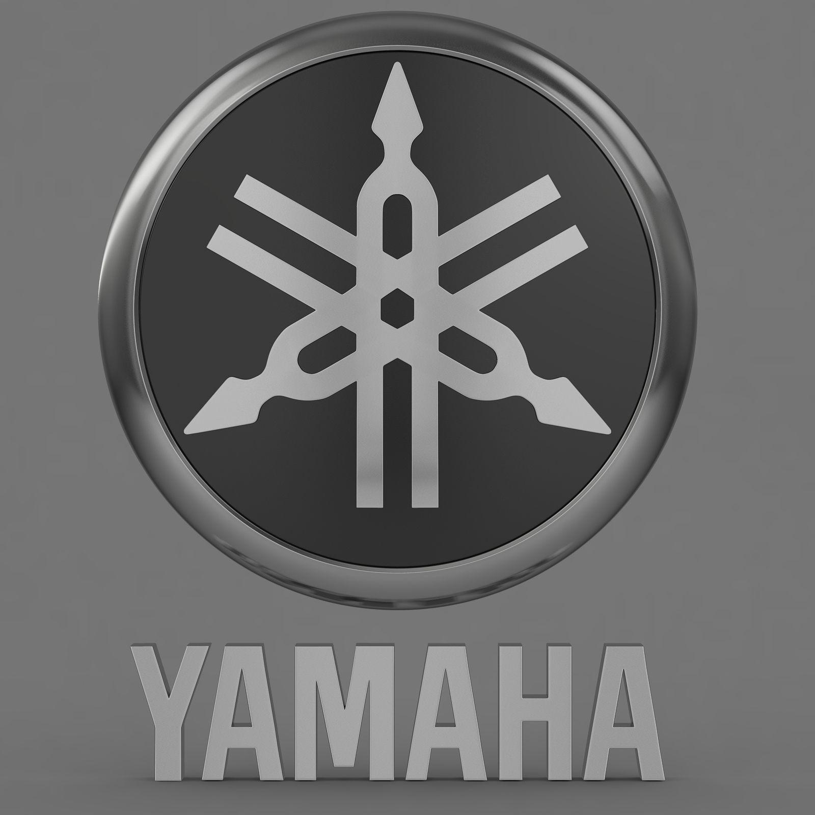 Cool Yamaha Logo - yamaha logo 2 3D logotype