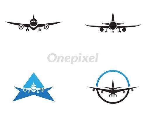 Military Aircraft Logo - Aircraft, airplane, airline logo label. Journey, air travel