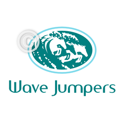 Three Oval Logo - Jumping horse logo - Wave Jumpers - This action packed oval #horse ...