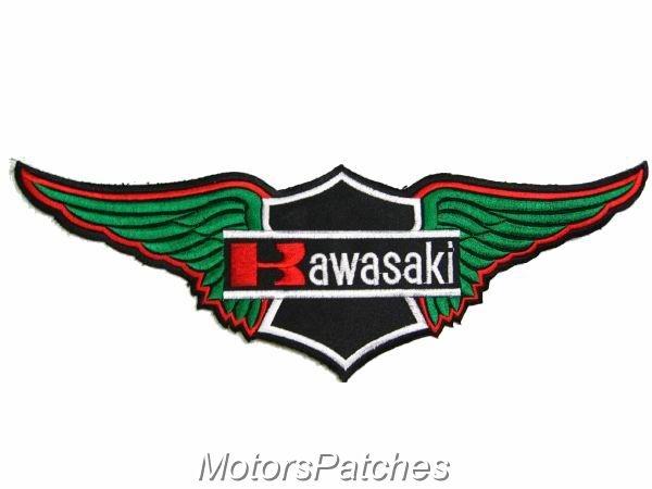 Kawasaki Motorcycle Logo - Kawasaki Patches : MotorsPatches, Motorcycles Biker Patches ...