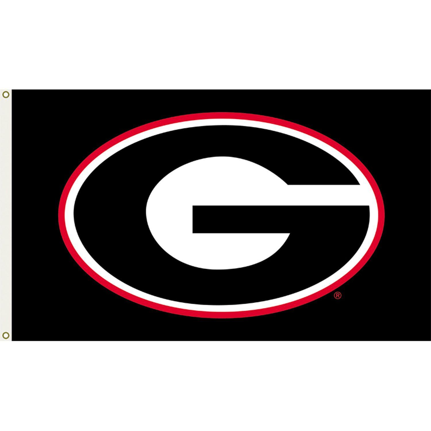 Red and Black G Logo - Georgia g Logos