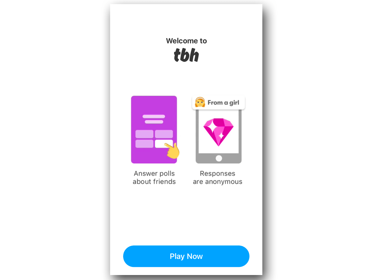 TBH App Logo - Facebook just bought tbh, an app teens are obsessed with that's at ...
