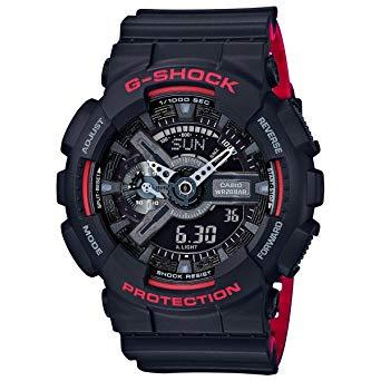 Red and Black G Logo - Amazon.com: Casio G-Shock GA-110HR Black/Red Series Black - Black ...