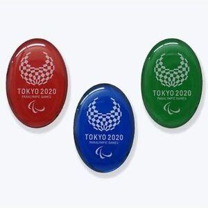 Three Oval Logo - 2020 TOKYO OLYMPIC Emblem Three Pin badge 3 Set Oval PINS Official ...
