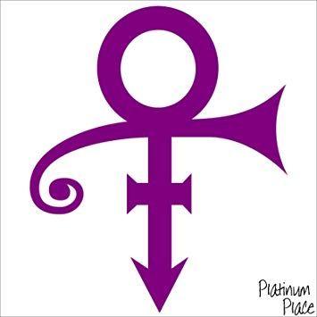 Purple and Magenta Logo - Prince Symbol-PURPLE Logo-152x128mm Sticker for Car,Van,Boat,Laptop ...