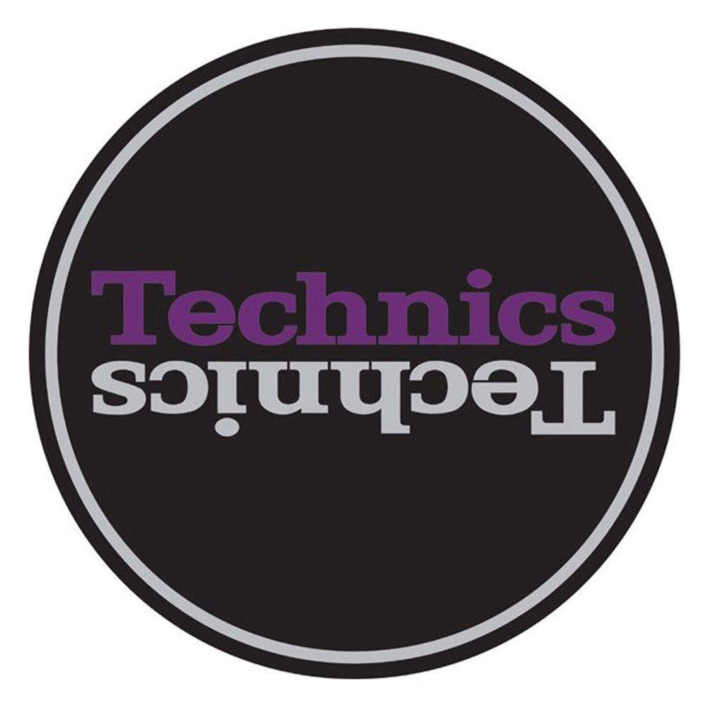 Purple and Magenta Logo - Technics Slipmat Mirror Logo Purple - DJ Accessories - DJ shop Clubtek