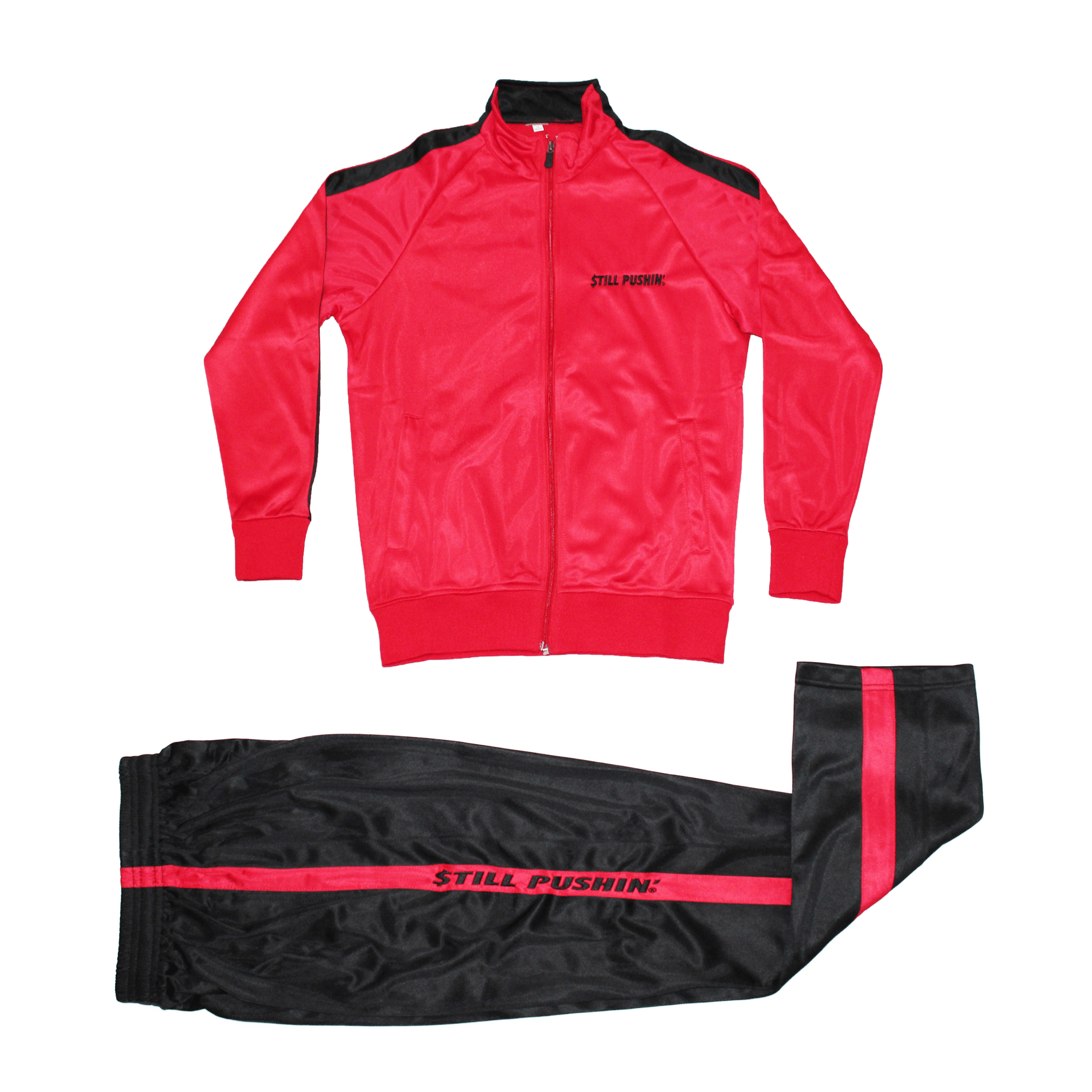 Red and Black G Logo - Red Black Logo Tracksuit | Still Pushin' Clothing