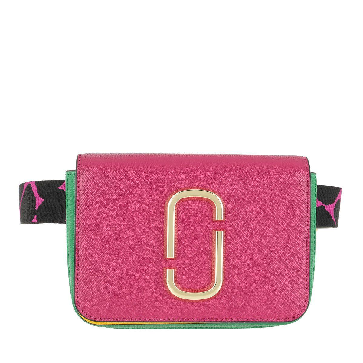 Purple and Magenta Logo - Marc Jacobs Logo Bum Bag Leather Magenta in colorful