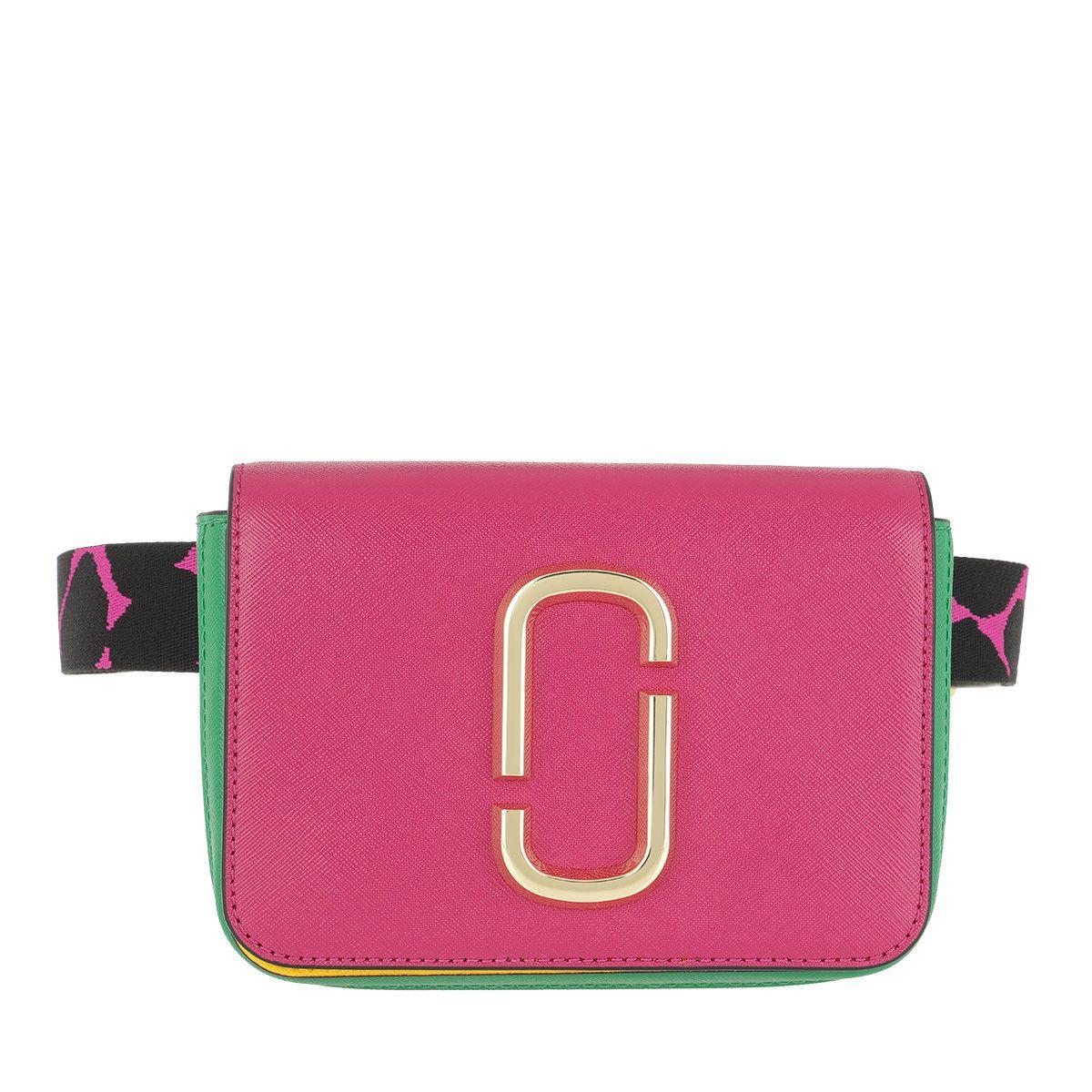 Purple and Magenta Logo - Marc Jacobs Logo Bum Bag Leather Magenta in colorful | fashionette