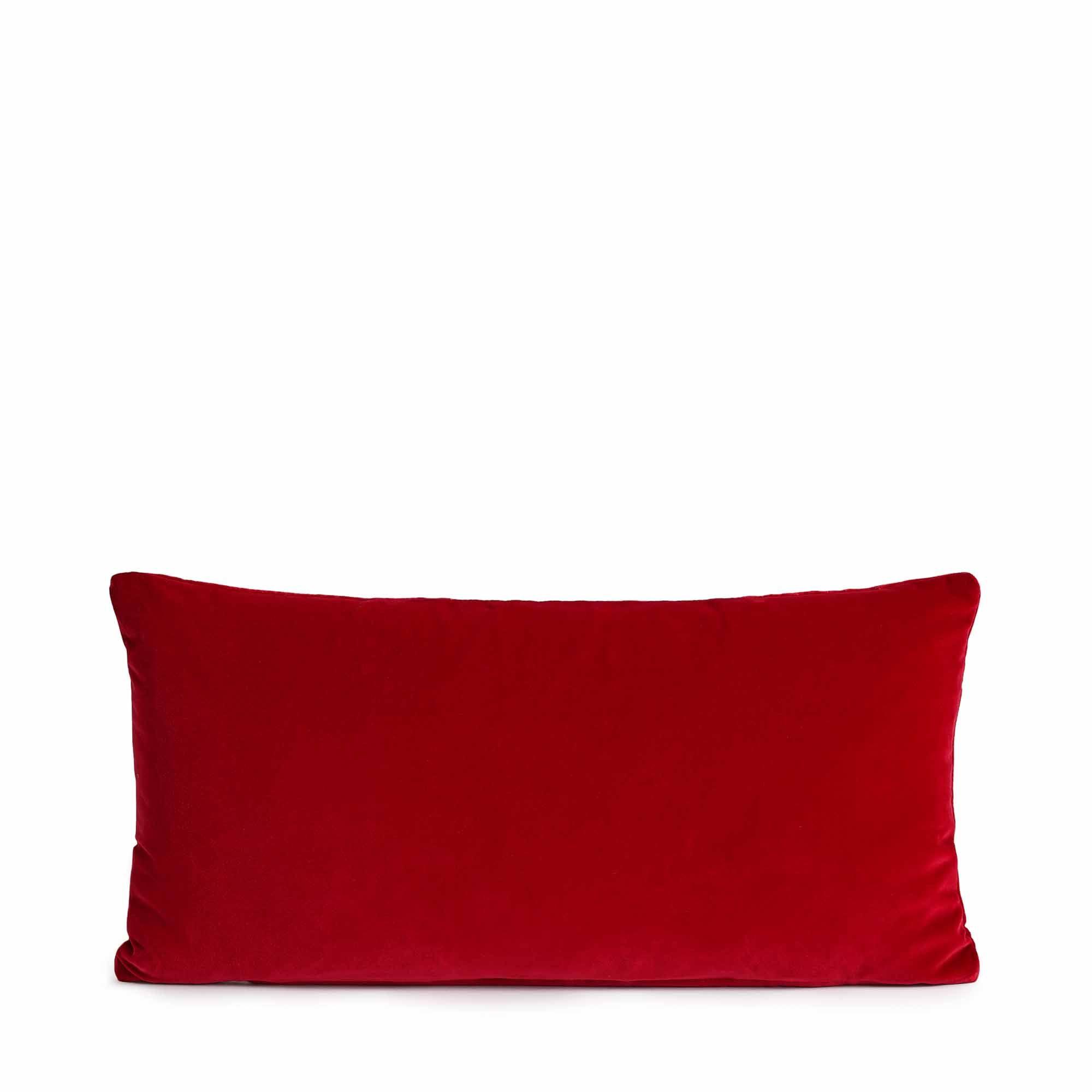 Oblong Red Logo - Monroe Oblong Cushion, Red $89.00