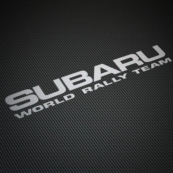 Subaru World Rally Team Logo - Car & Motorbike Stickers Subaru World Rally Team