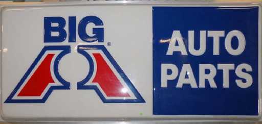 Big a Auto Parts Logo - BIG A AUTO PARTS SIGN