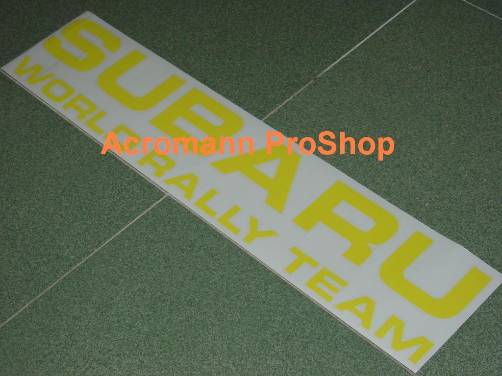 Subaru World Rally Team Logo - Acromann Online Shop