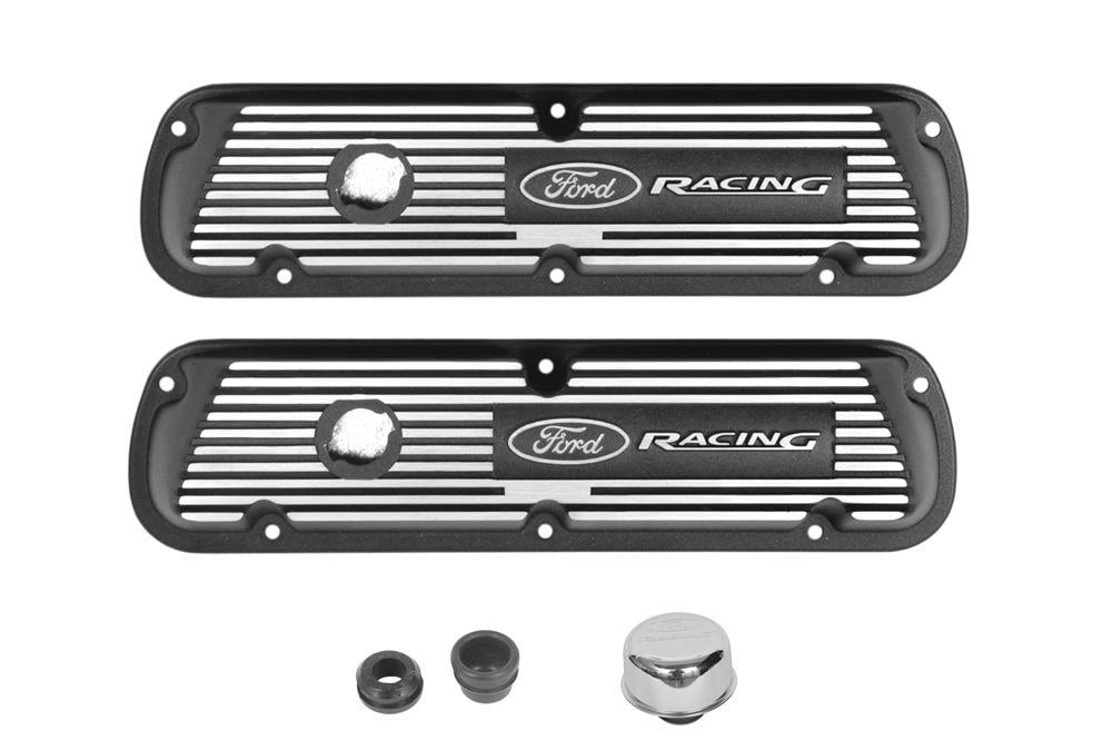 Ford Racing Valve Cover Logo - Ford Performance Black Aluminum Valve Covers Ford Racing Logo 289 ...