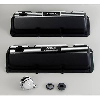 Ford Racing Valve Cover Logo - Ford Racing Aluminum Valve Covers, Valve Covers, Stock Height, Cast