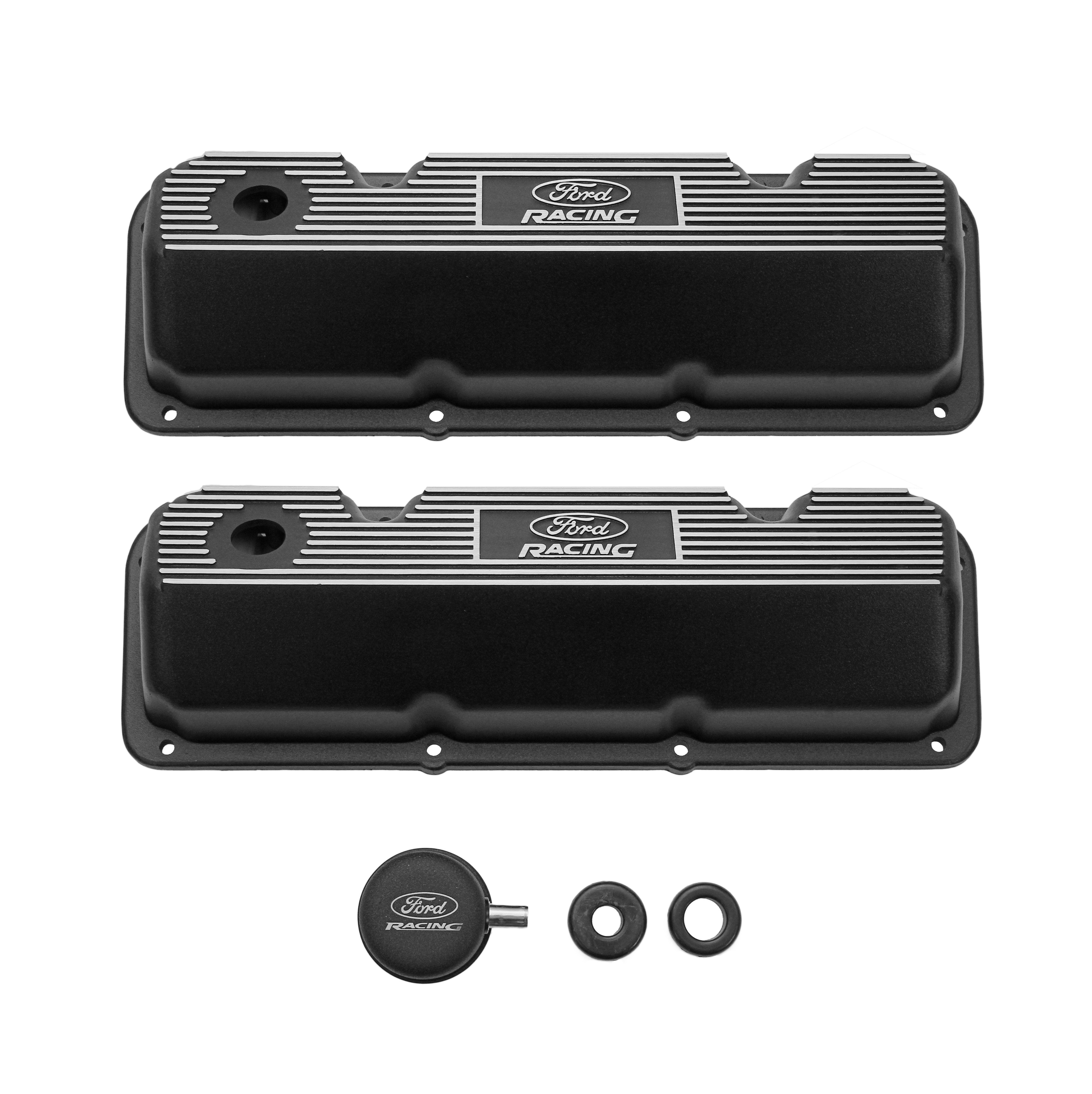 Ford Racing Valve Cover Logo - Ford Racing M-6582-A341R Valve Cover Black Satin With Ford Racing ...