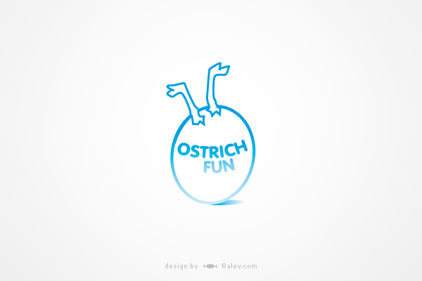 Fun Logo - Ostrich Fun - logo design | RALEV - Premium Logo & Brand Design ...