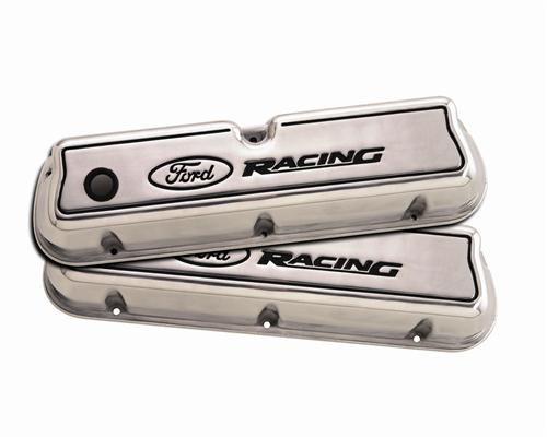 Ford Racing Valve Cover Logo - Ford Racing Mustang Logo Tall Valve Covers, Carbureted M-6582-E302P