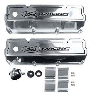 Ford Racing Valve Cover Logo - Ford Performance M-6582-Z351 Valve Cover Tall Polished With Ford ...