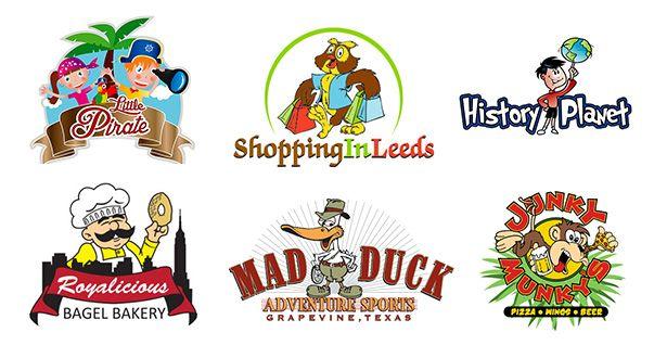 Cartoon Logo - ViralService ➤ Fun and Creative Cartoon Logos in Business ...