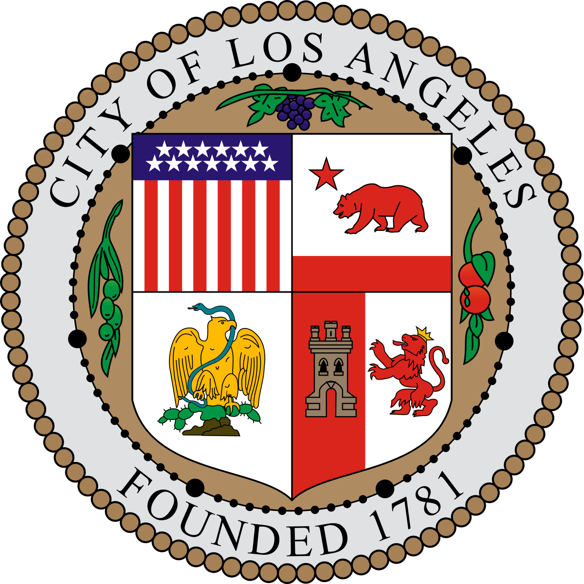 Los Angeles Logo - Seal of the City of Los Angeles
