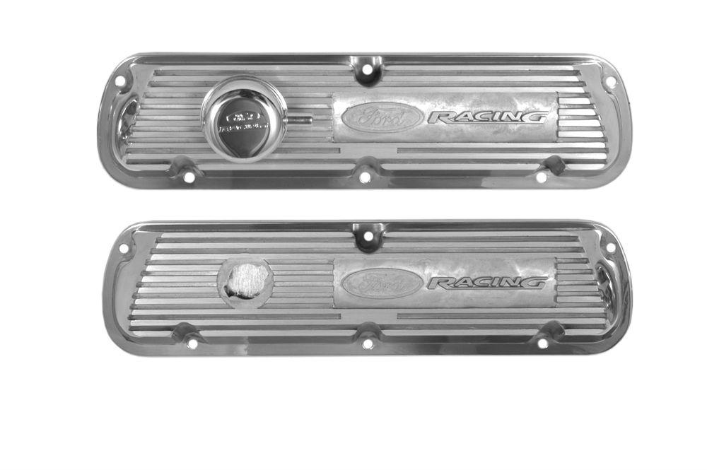 Ford Racing Valve Cover Logo - Ford Performance Polished Aluminum Valve Covers Ford Racing Logo 289 ...