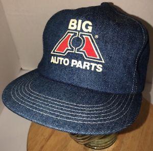 Big a Auto Parts Logo - Vintage BIG A AUTO PARTS 80s USA K-Products Denim Blue Hat Cap ...
