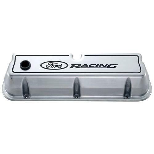 Ford Racing Valve Cover Logo - FORD RACING LOGO DIE CAST VALVE COVERS POLISHED. Part Details