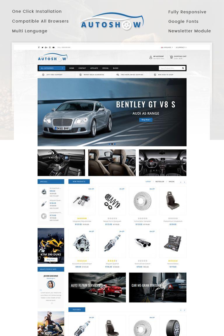 Big a Auto Parts Logo - Auto Show - Auto Parts Store OpenCart Template #74123