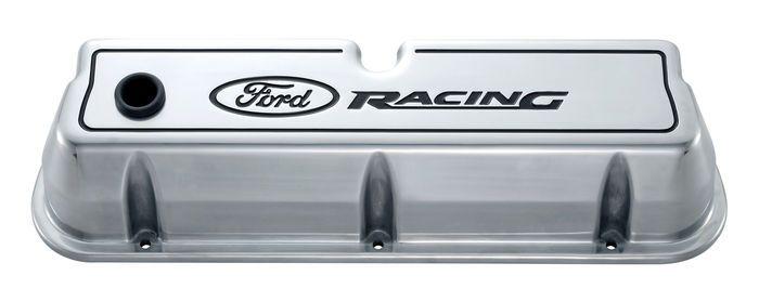 Ford Racing Valve Cover Logo - Proform Parts Engine Valve Covers; Tall Style; Die Cast; Polished ...