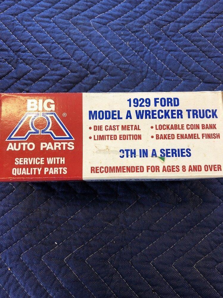 Big a Auto Parts Logo - Big a Auto Parts Model a Wrecker Truck Bank Die Cast 5k6n Flo