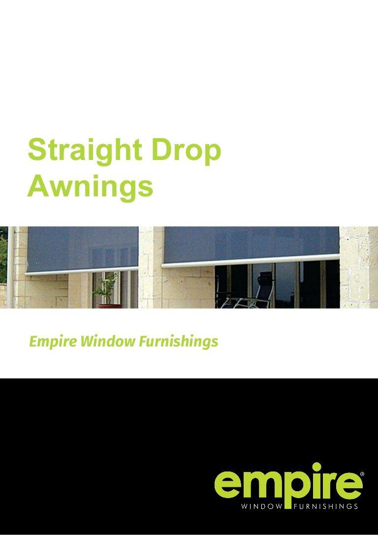 Straight Drop Logo - Straight drop awnings brochure