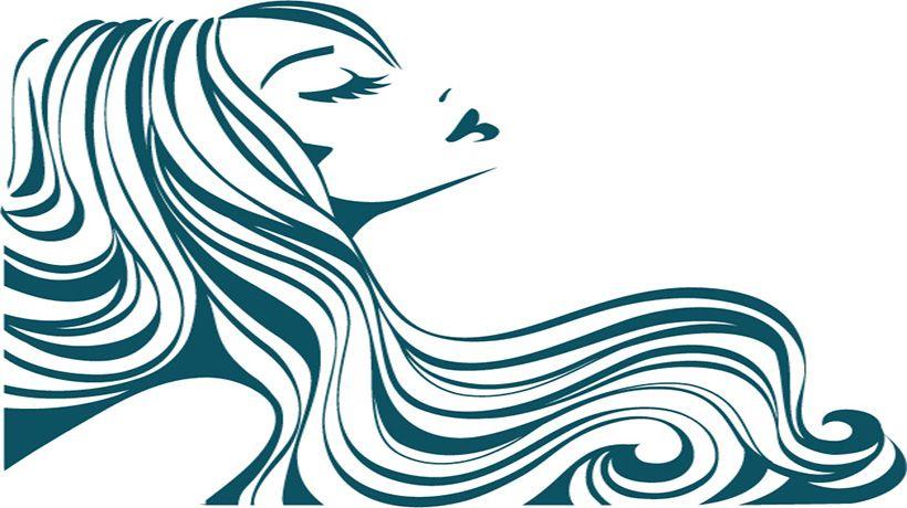Lady with Flowing Hair Logo - Flowing Hair Clipart. Free download best Flowing Hair Clipart
