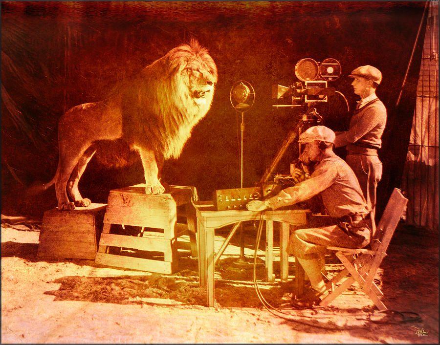 Lion MGM Movie Logo - M G M Filming Of Leo The Lion Production Logo 1917 To 1928 ...