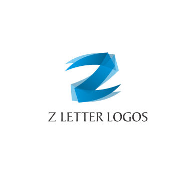 Blue Z Logo - Z letter alphabit fashion colourful blue vector logo download ...