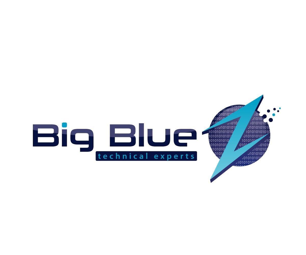 Blue Z Logo - Upmarket, Serious, Computer Repair Logo Design for Big Blue Z
