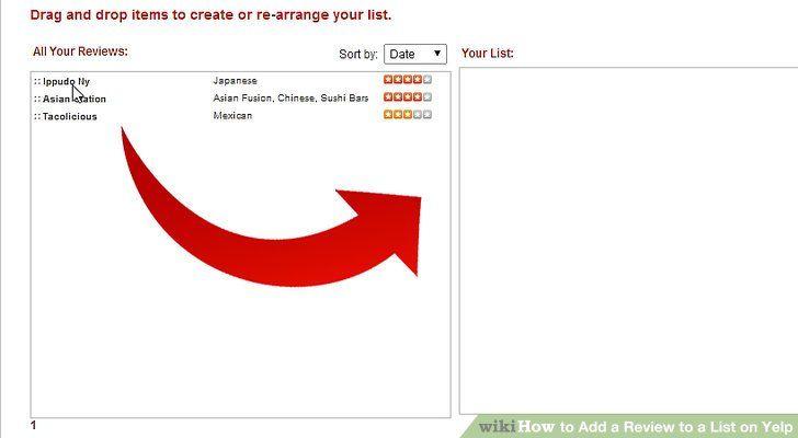 Yelp Review List Logo - How to Add a Review to a List on Yelp: 5 Steps (with Pictures)