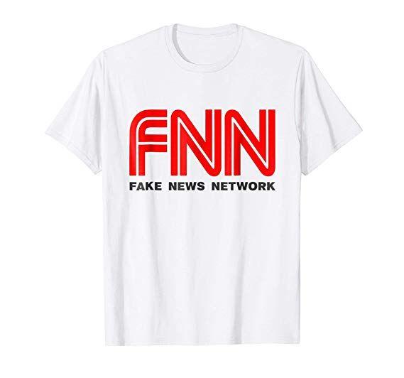 Funny Shirt Logo - FNN Fake News Network Logo Funny T Shirt: Clothing